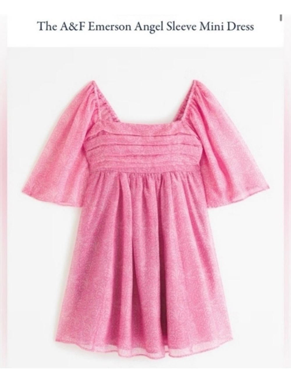 Abercrombie & Fitch Pink Mini Dress